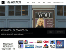Tablet Screenshot of lisalockwood.com